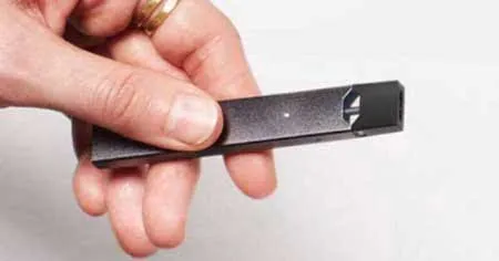 Jule e cigarette device which is linked to lung disease and seizures.