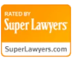 rated by super lawyers logo.